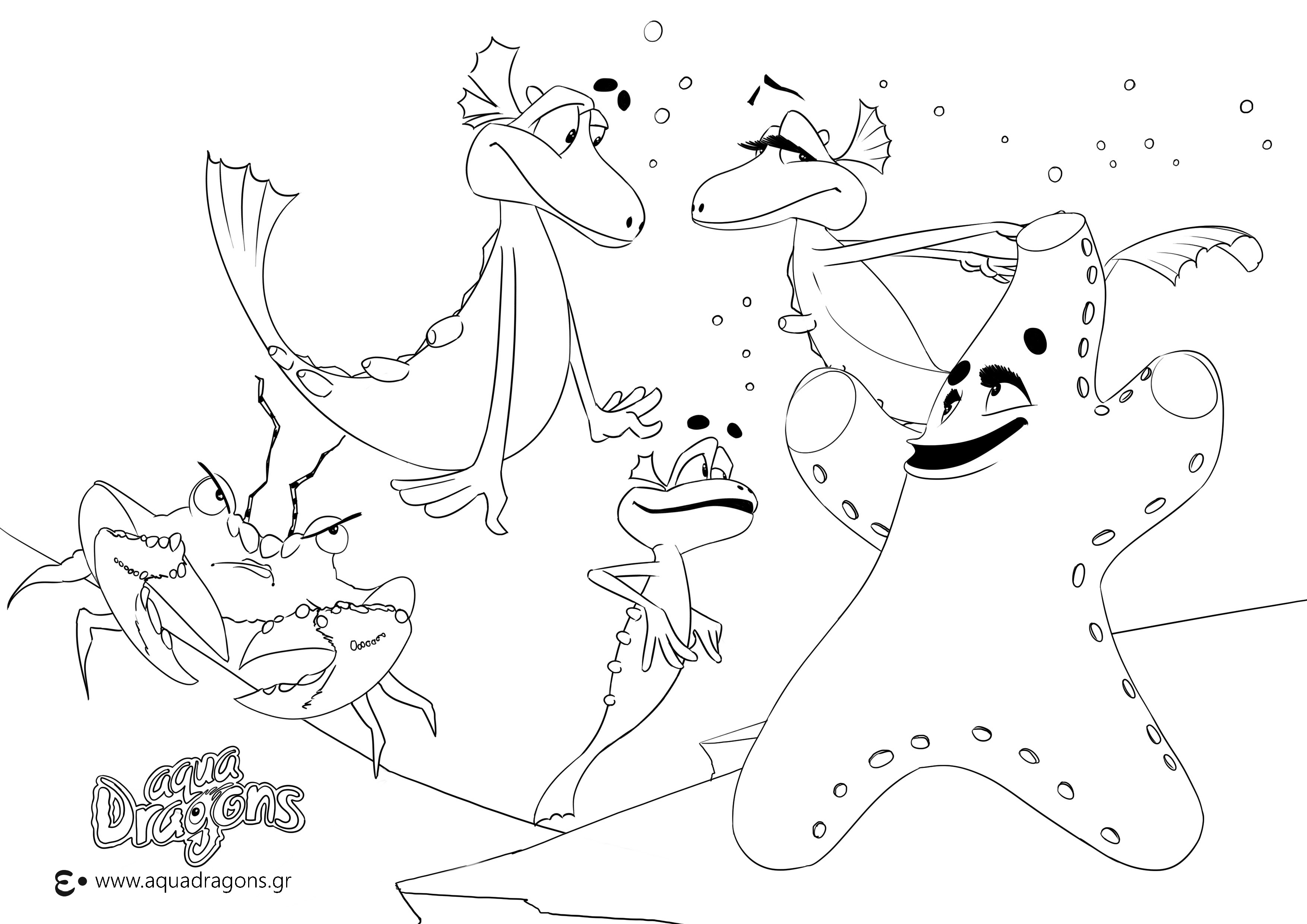 Aqua Dragons Sea Friends